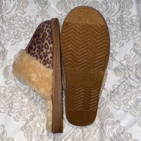 Snooze leopard print slippers - Picture 2 of 2